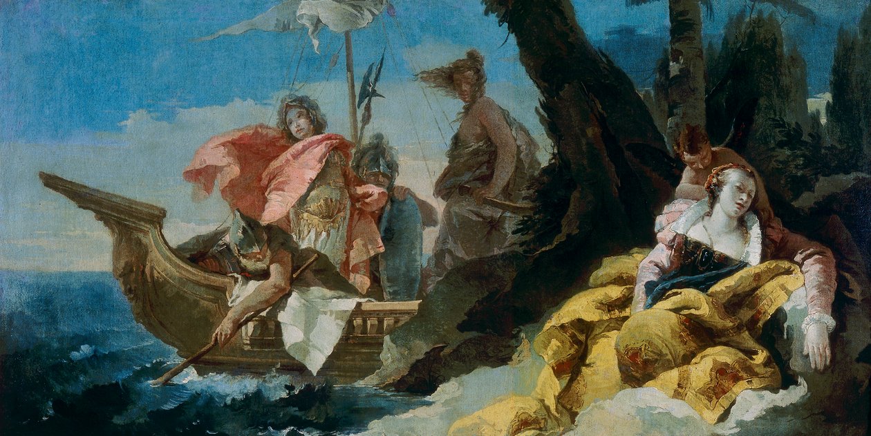Rinaldo Abandona Armida de Giovanni Battista Tiepolo