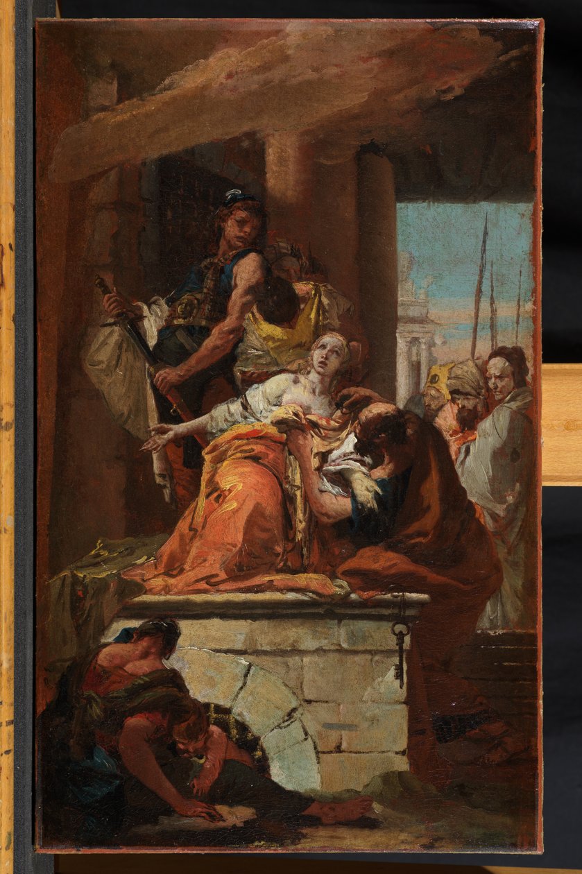 O martírio de Santa Ágata, c.1734 de Giovanni Battista Tiepolo