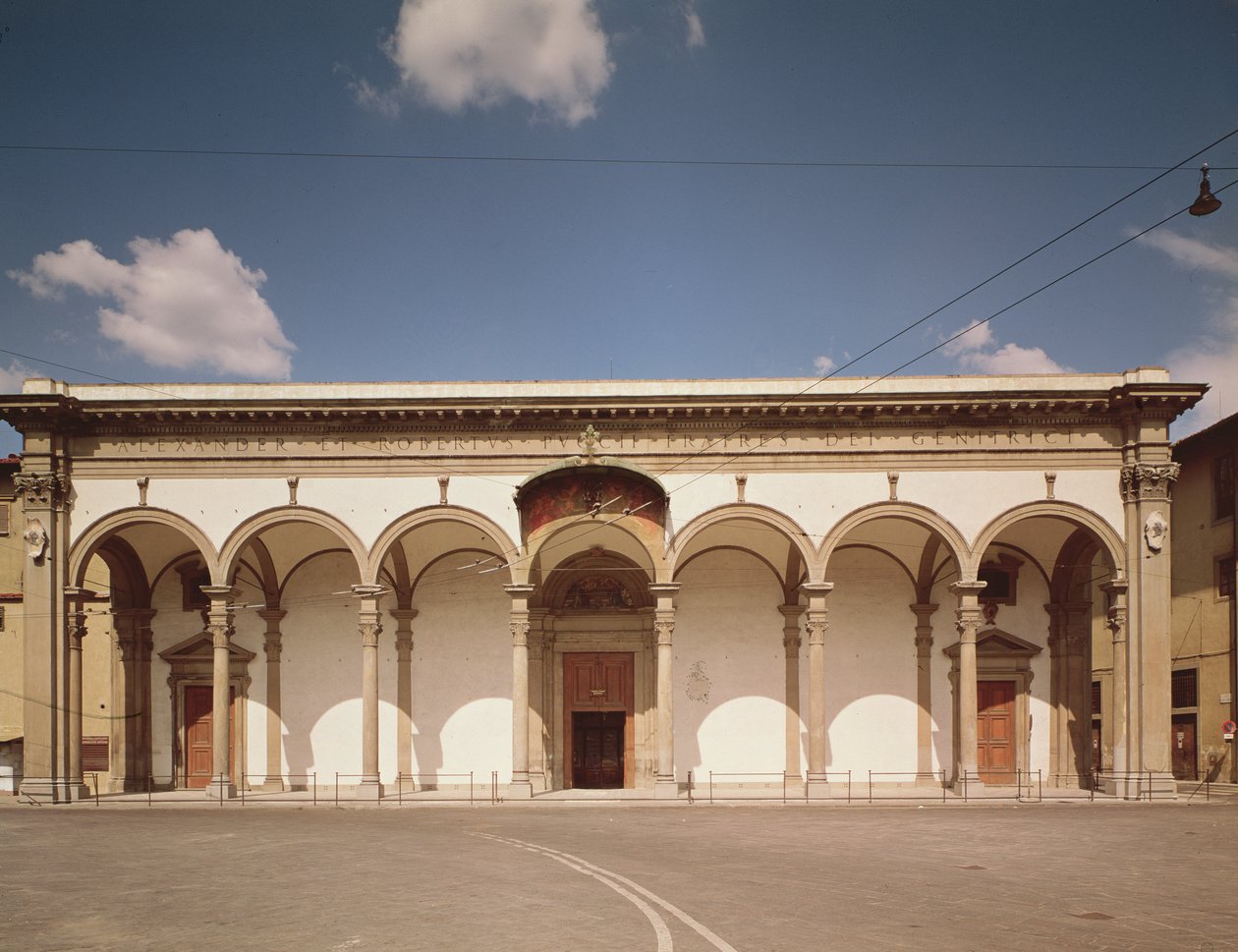 Fachada da Santissima Annunziata, c.1601-04 de Giovanni Battista Caccini