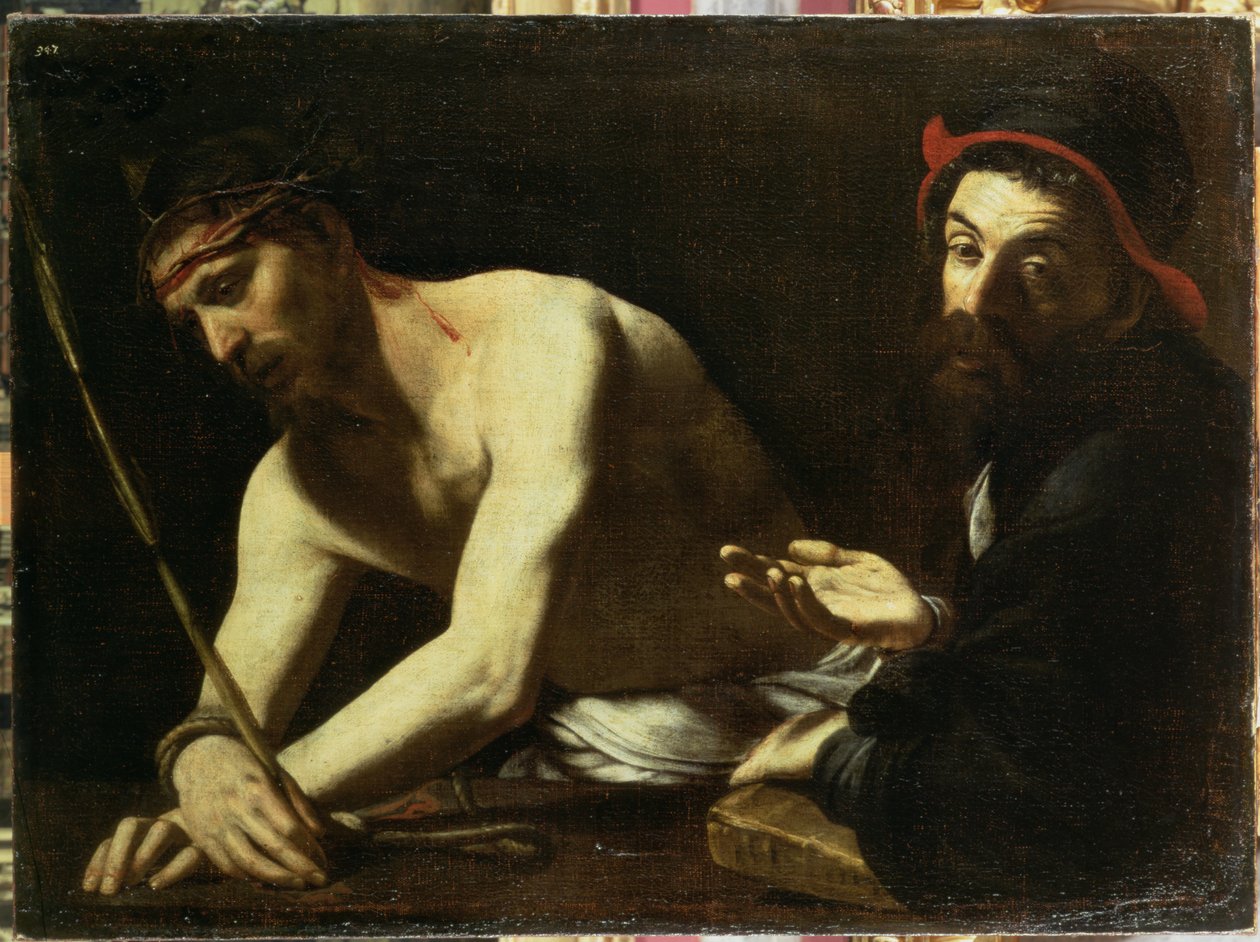 Cristo antes de Caifás, c.1615 de Giovanni Battista Caracciolo