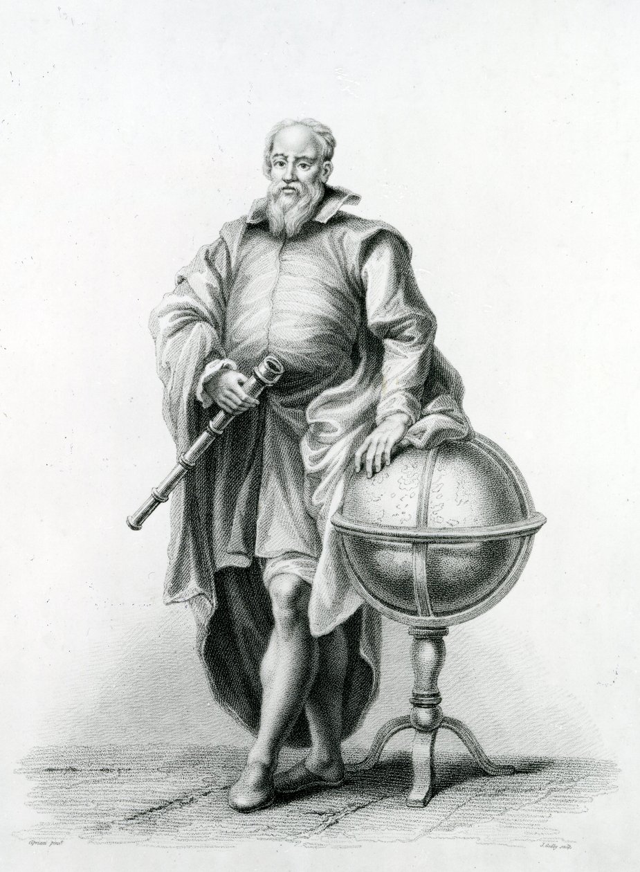 Retrato de Galileo Galilei (1564-1642), 1815 de Giovanni Battista Cipriani