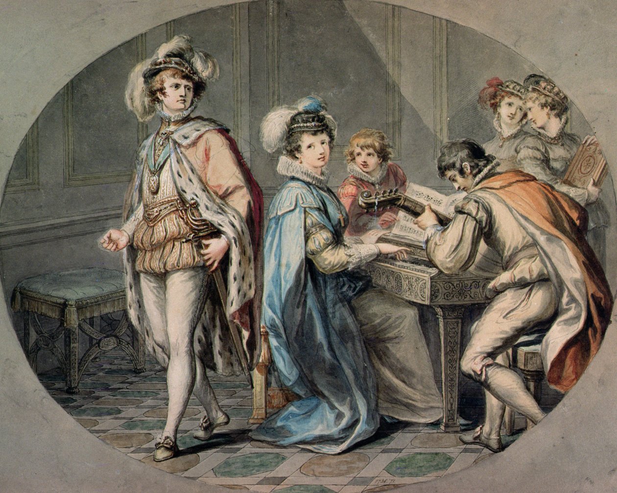 O ciúme de Darnley de Giovanni Battista Cipriani