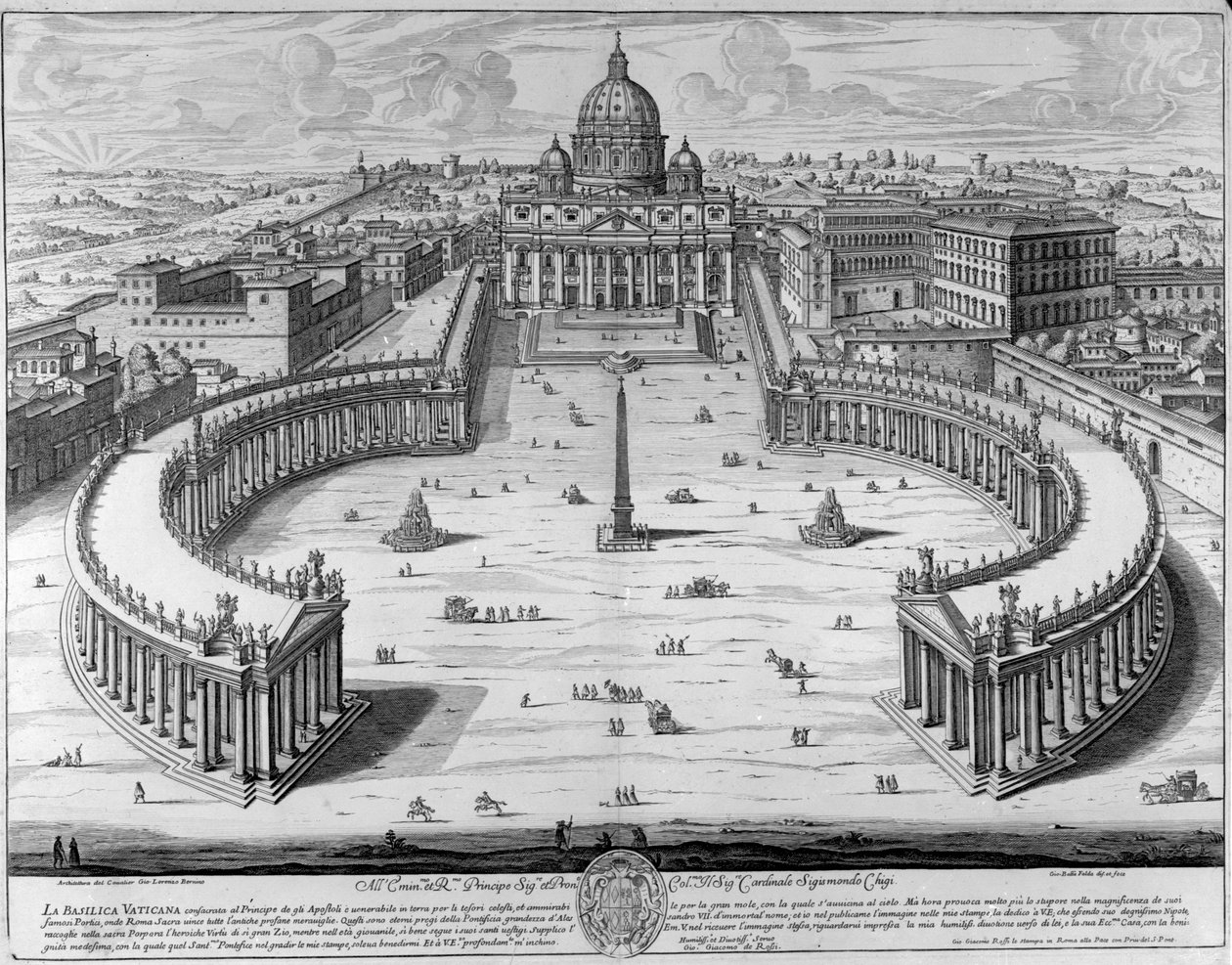 O Vaticano, Roma de Giovanni Battista Falda