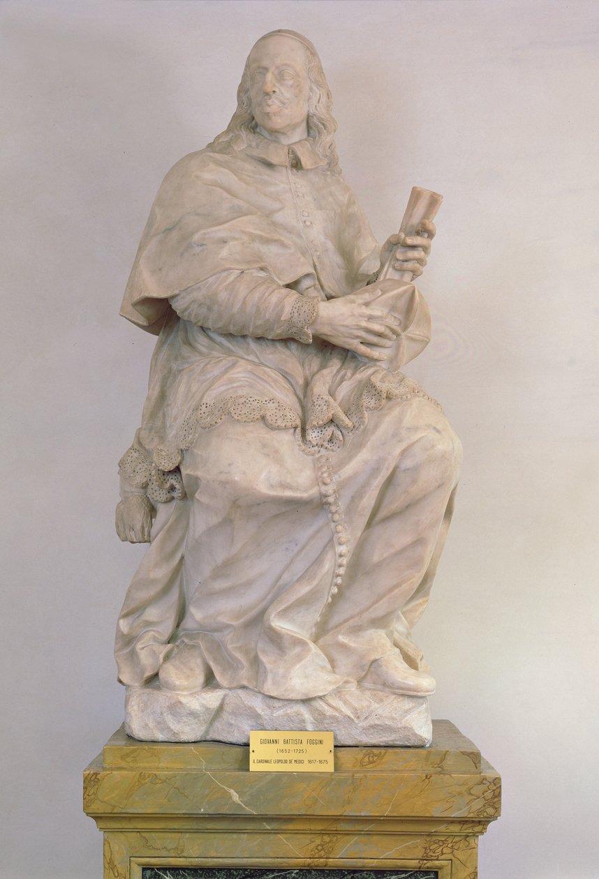 Cardeal Leopold de &39;Medici (mármore) de Giovanni Battista Foggini