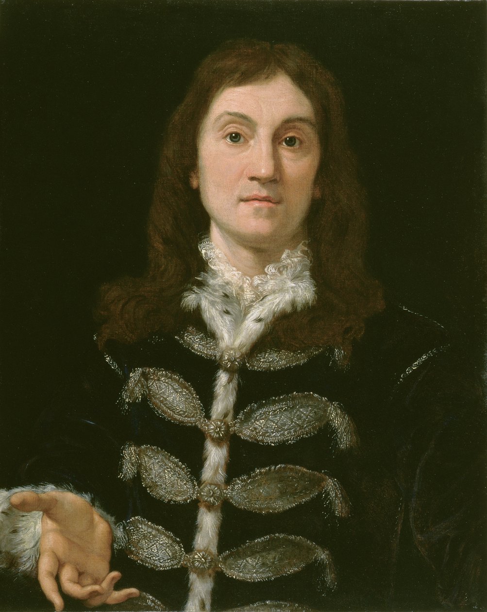 Retrato de um homem, 1700 de Giovanni Battista Gaulli