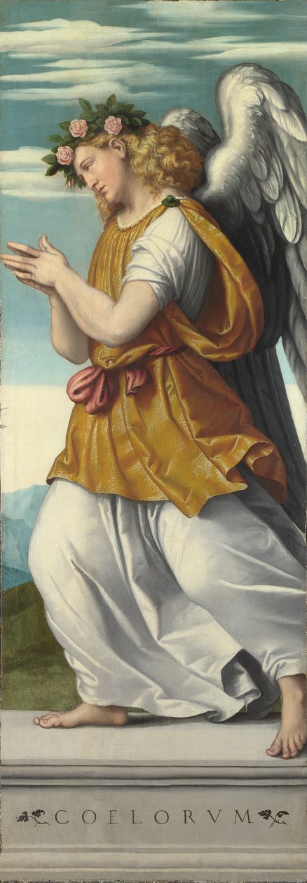 Um anjo (painel) de Giovanni Battista Moroni