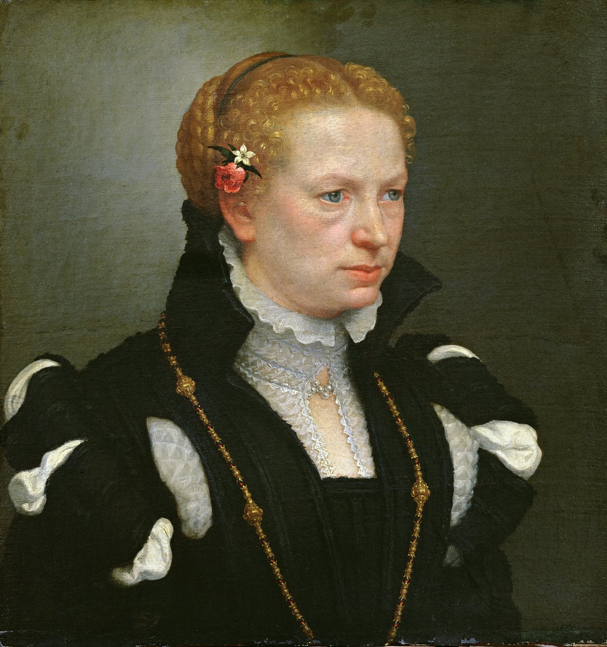 Retrato de Lucia Vertova Agosti de Giovanni Battista Moroni