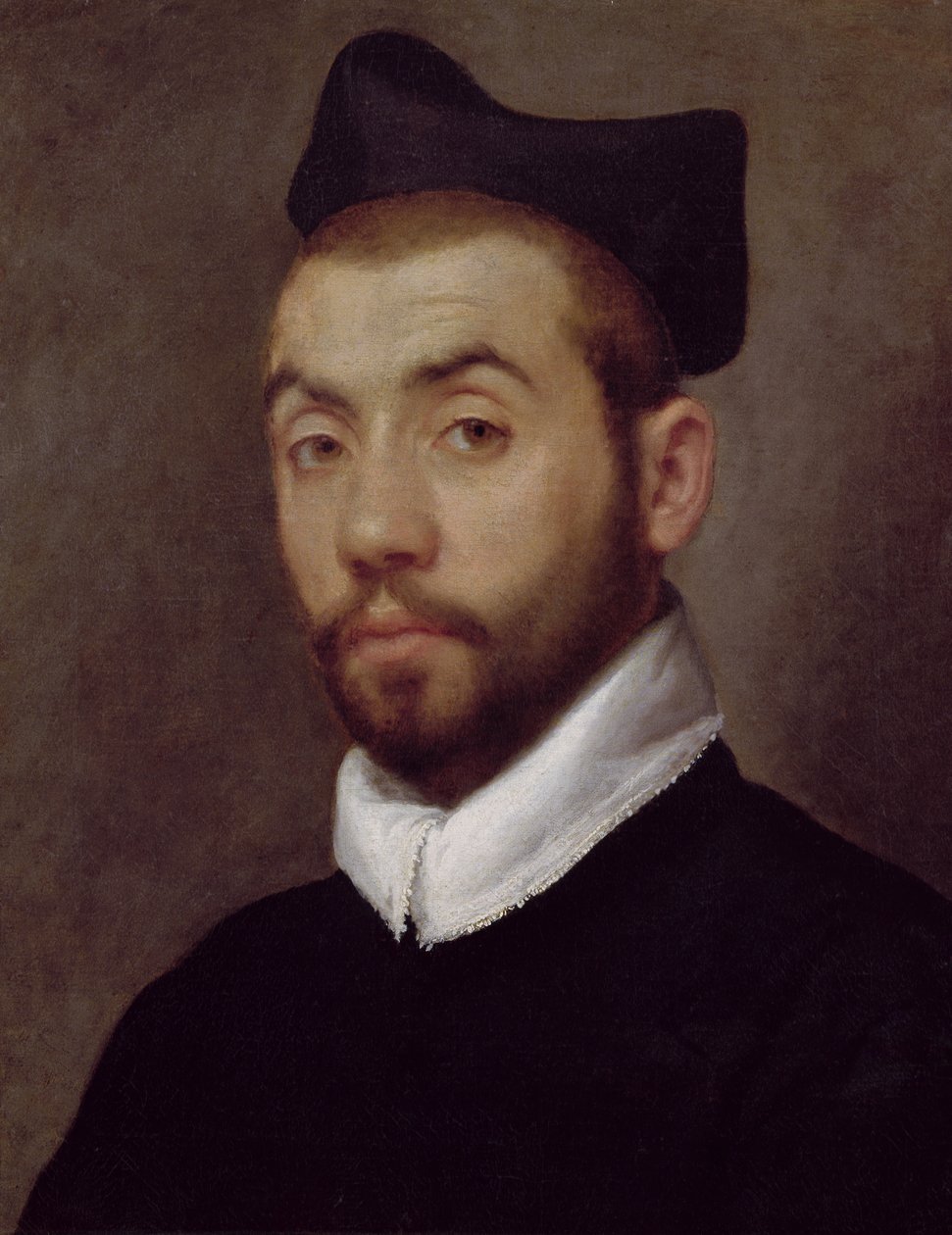 Retrato de um homem, supostamente Clement Marot (c.1495-1544) de Giovanni Battista Moroni