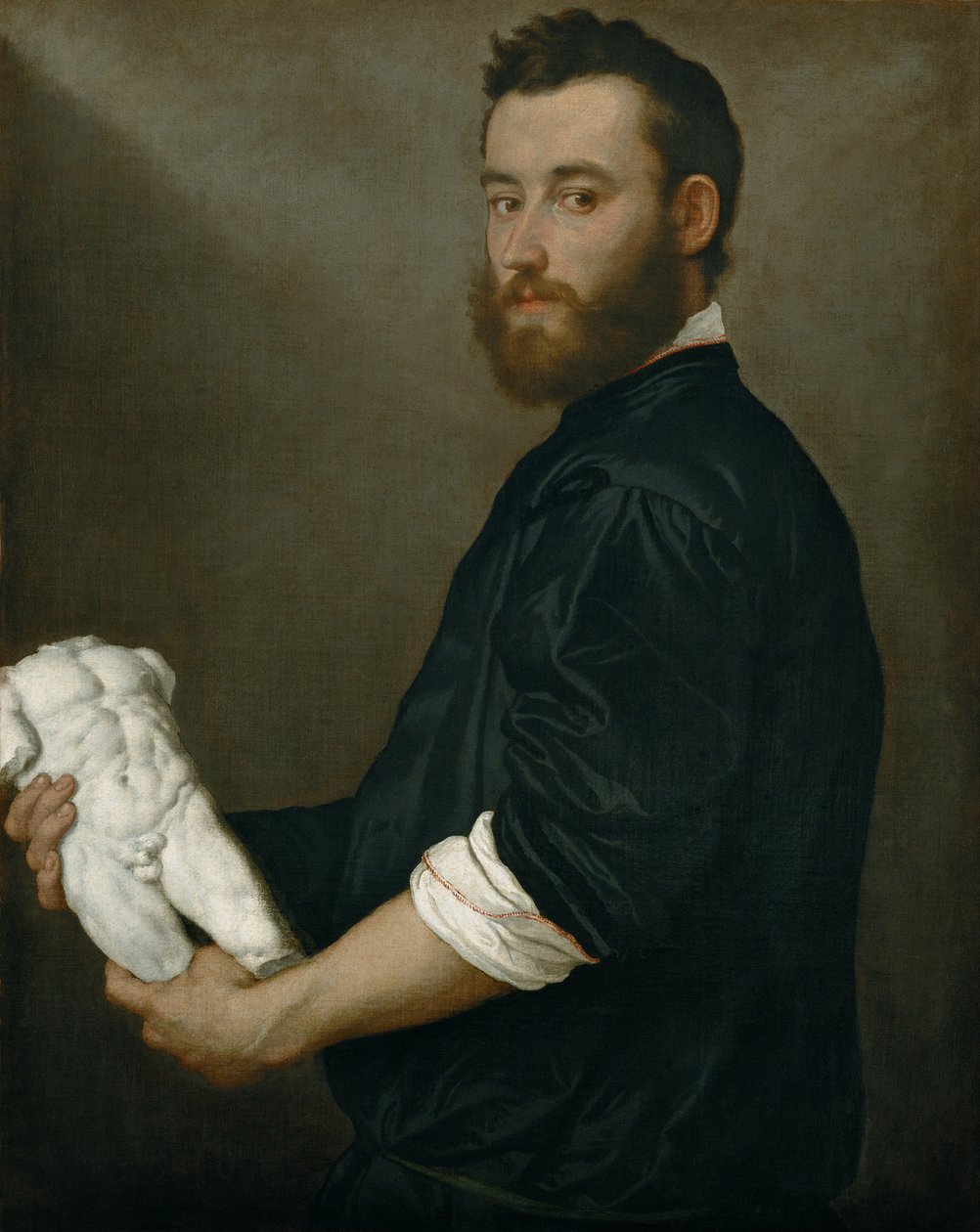 O escultor Alessandro Vittoria de Giovanni Battista Moroni