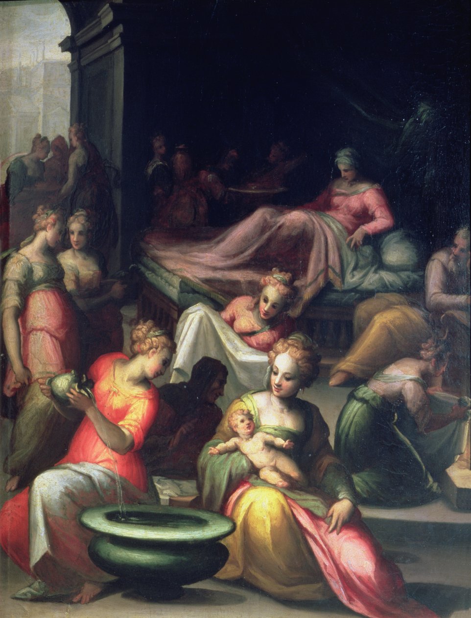 Natividade de João Batista de Giovanni Battista Naldini