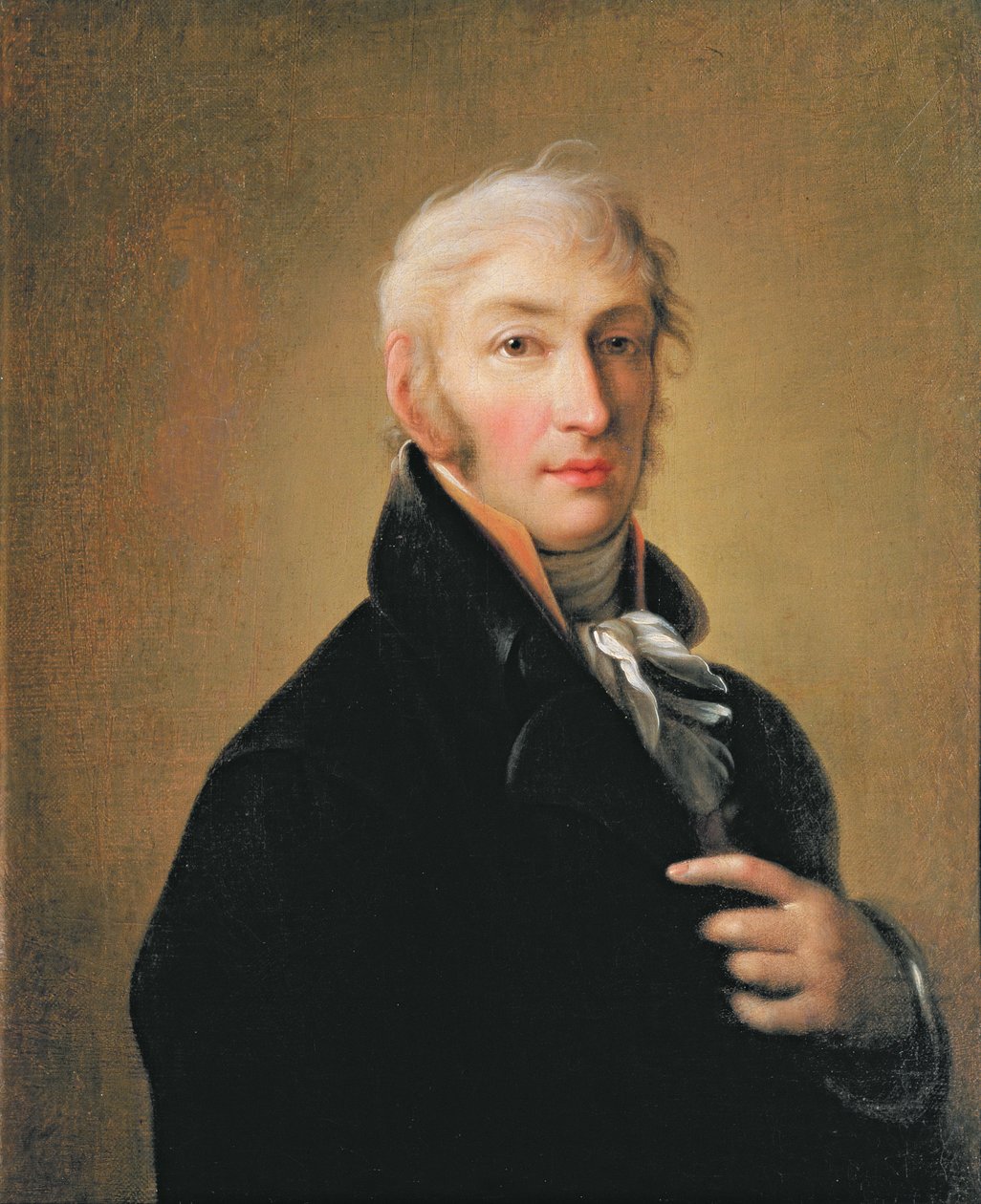 Retrato de Nikolay Mikhaylovich Karamzin (1766-1826), 1805 de Giovanni Battista Ortolani Damon