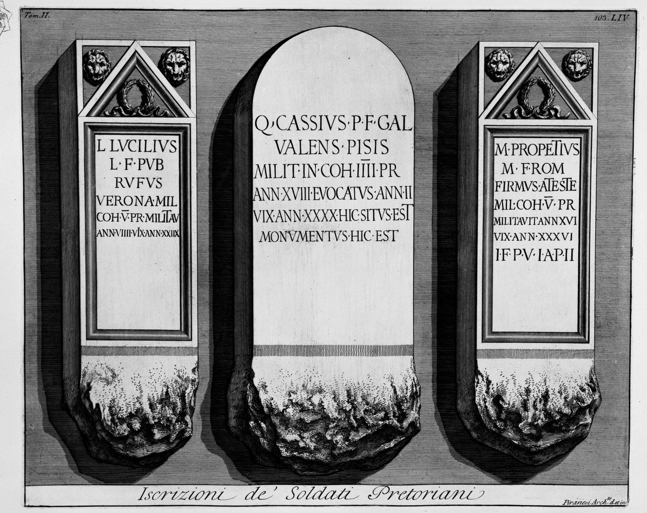 esquerda de Giovanni Battista Piranesi