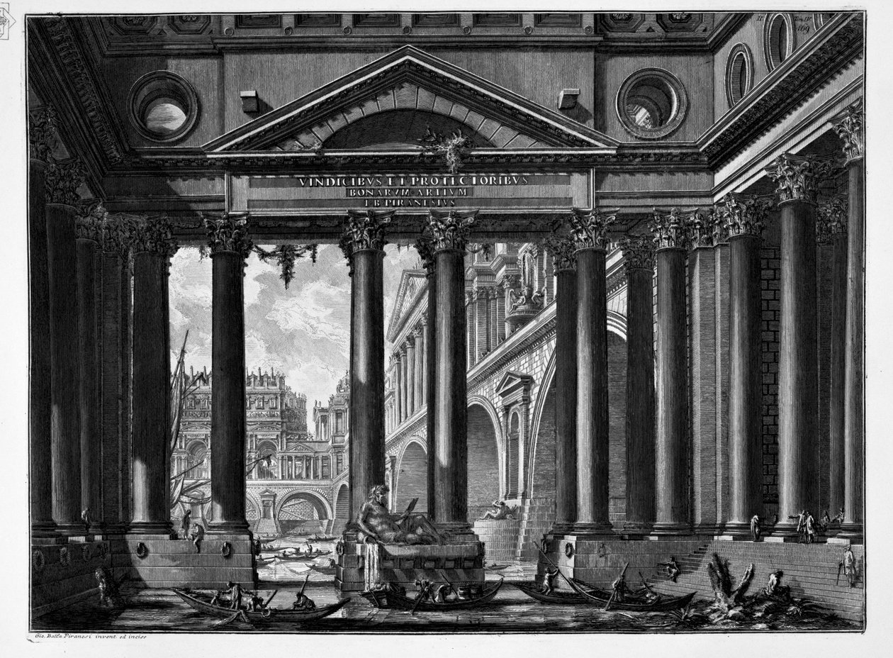2º frontispício para 4 voo de Giovanni Battista Piranesi