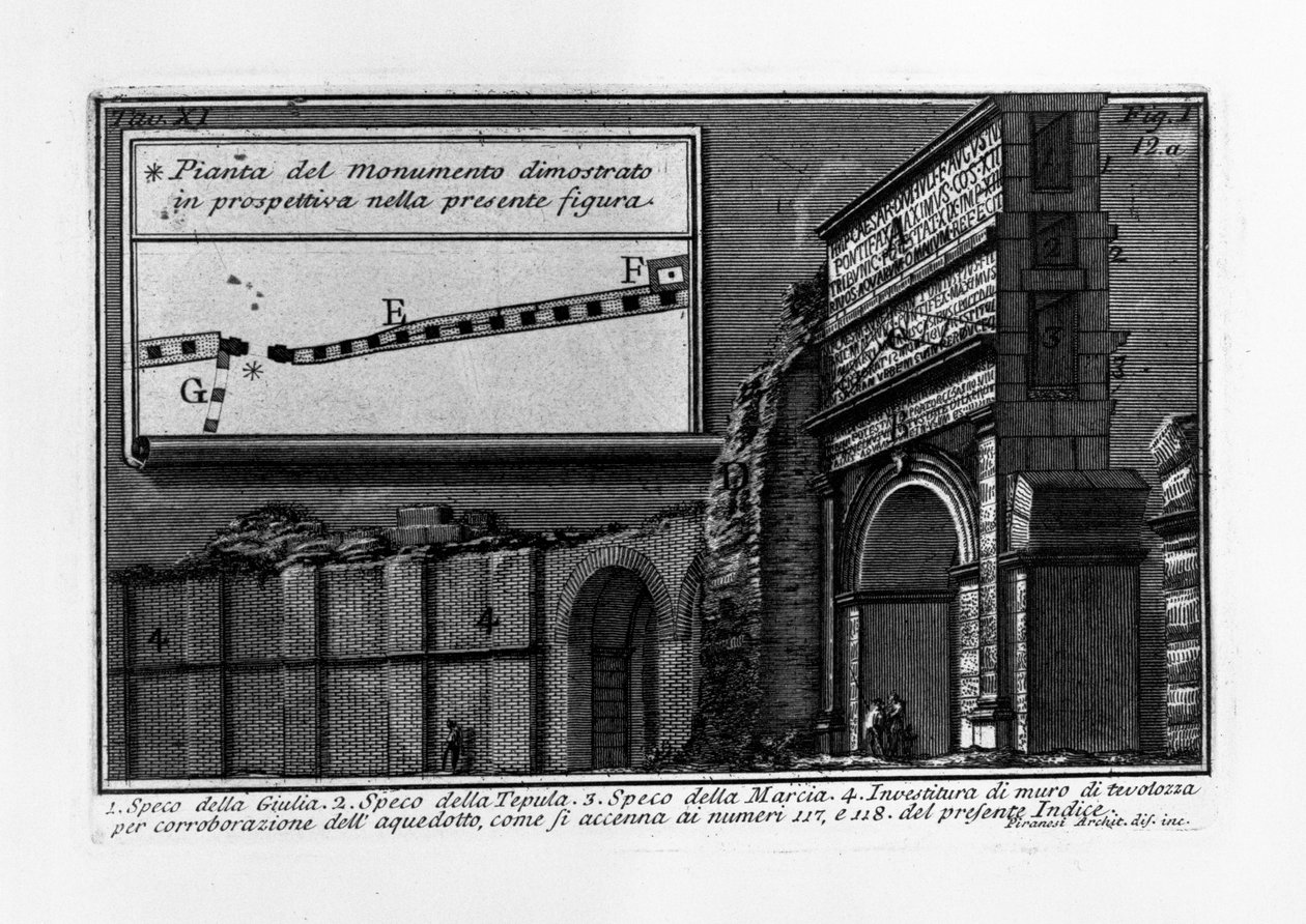Aqua Julia de Giovanni Battista Piranesi