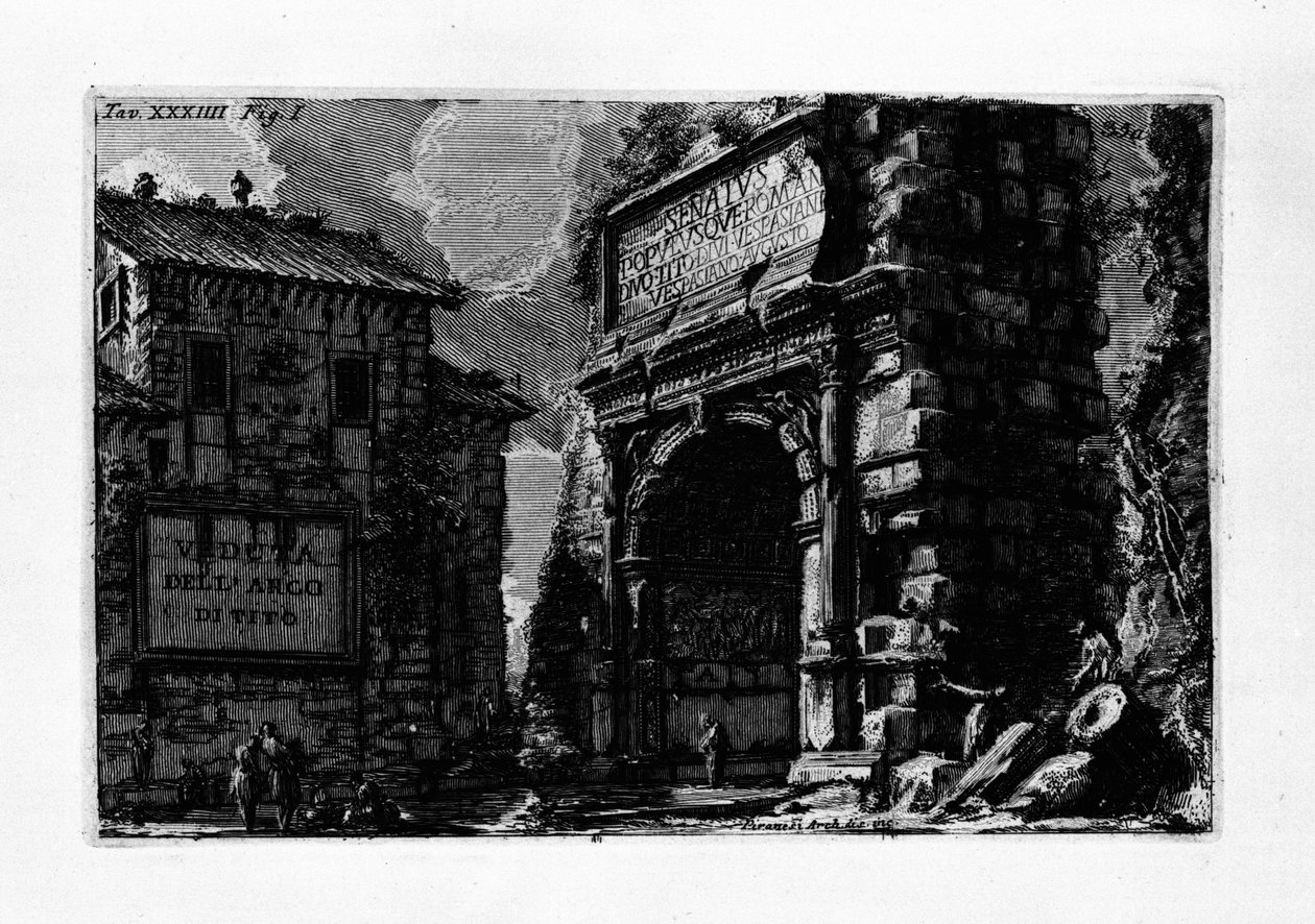 Arco de Tito de Giovanni Battista Piranesi