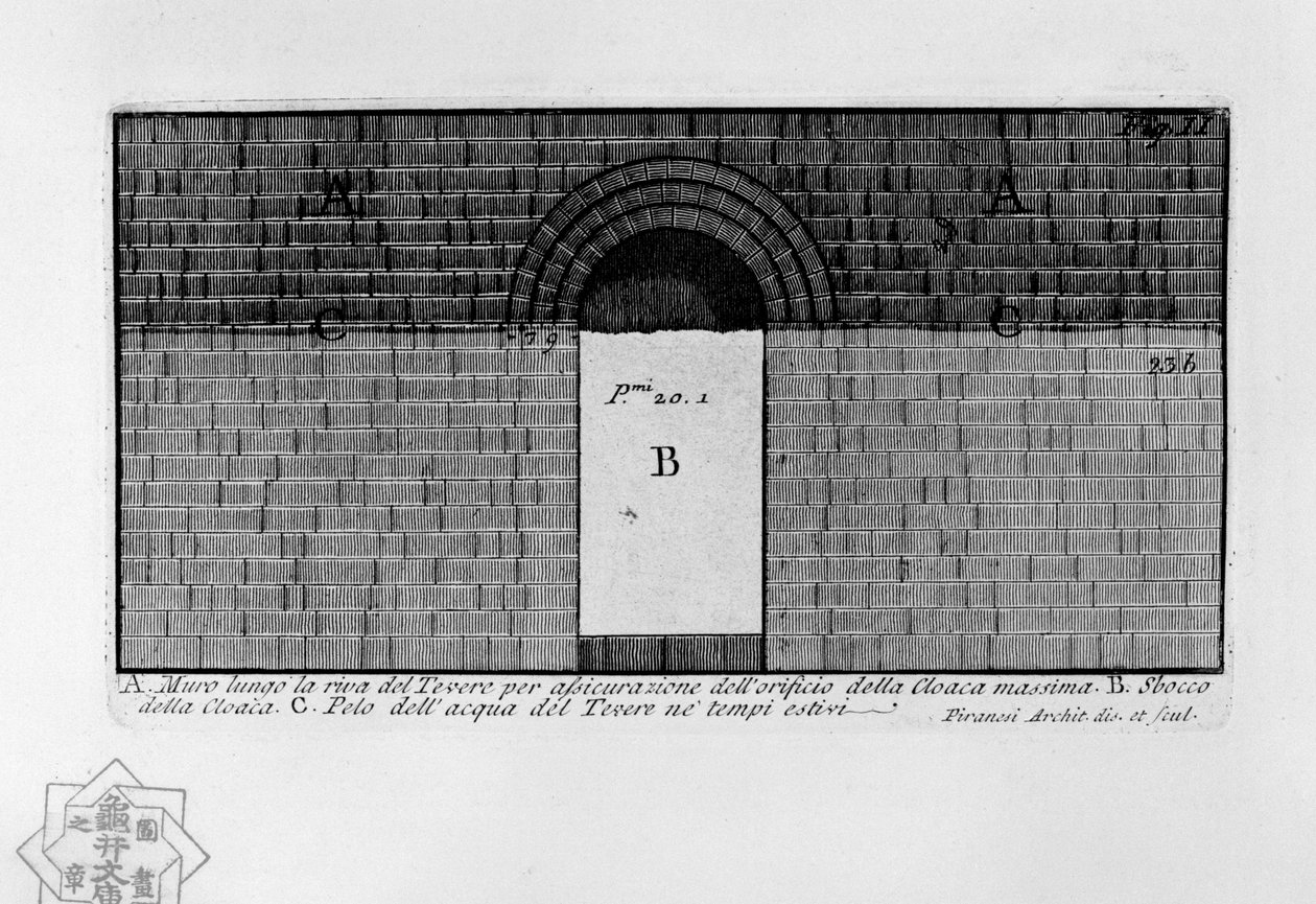 Cloaca Maxima de Giovanni Battista Piranesi