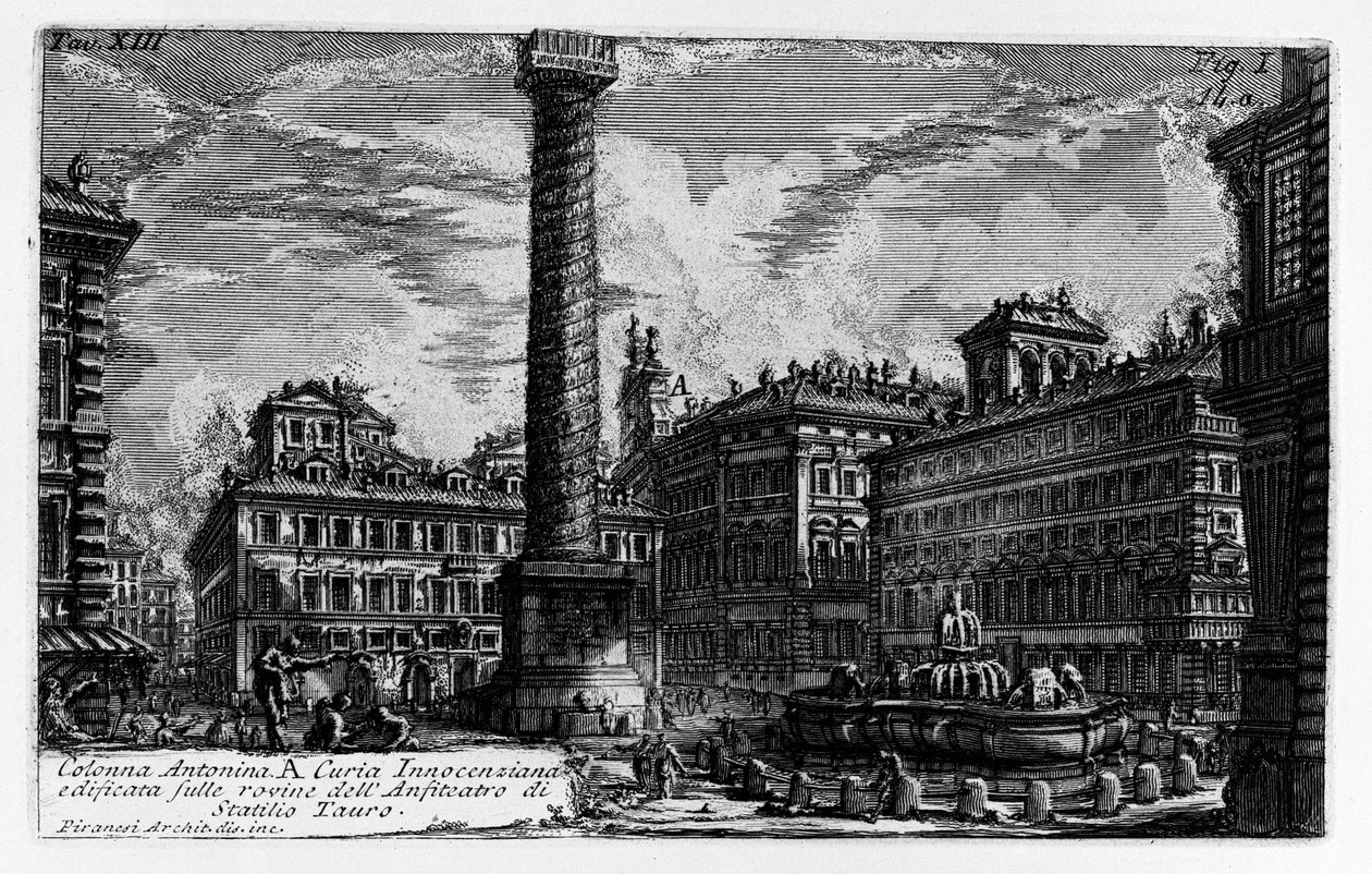 Coluna de Antonina de Giovanni Battista Piranesi