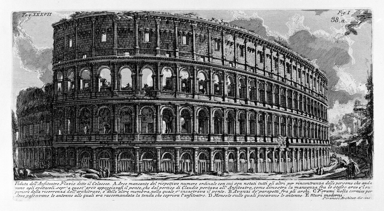 Coliseu de Giovanni Battista Piranesi