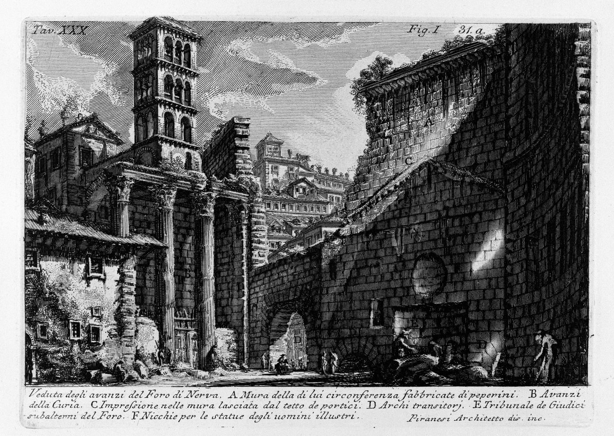 um fórum de emprego de Giovanni Battista Piranesi
