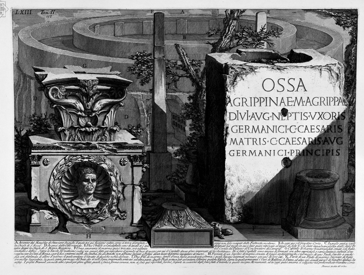 Mausoléu de Augusto de Giovanni Battista Piranesi