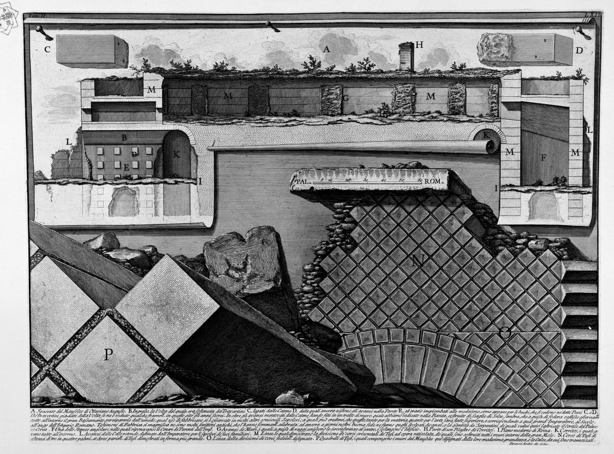 Mausoléu de Augusto de Giovanni Battista Piranesi