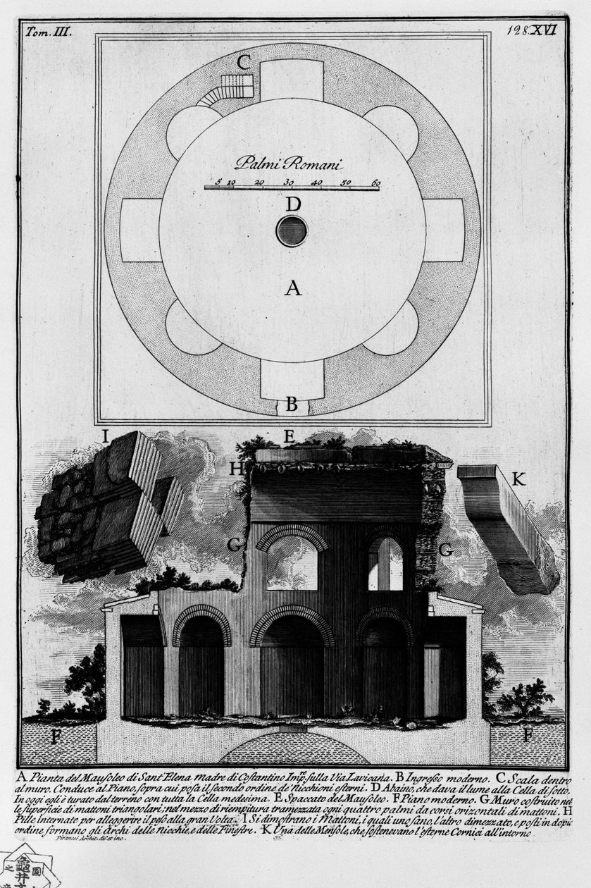 Mausoléu de Helena de Giovanni Battista Piranesi