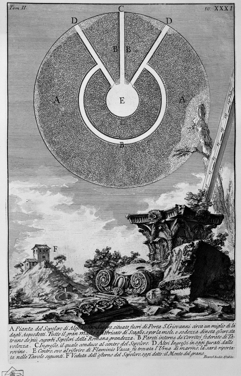 Monte del Grano de Giovanni Battista Piranesi