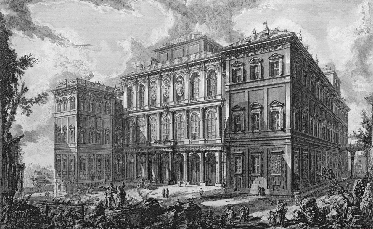 Palazzo Barberini no Quirinale, Roma de Giovanni Battista Piranesi