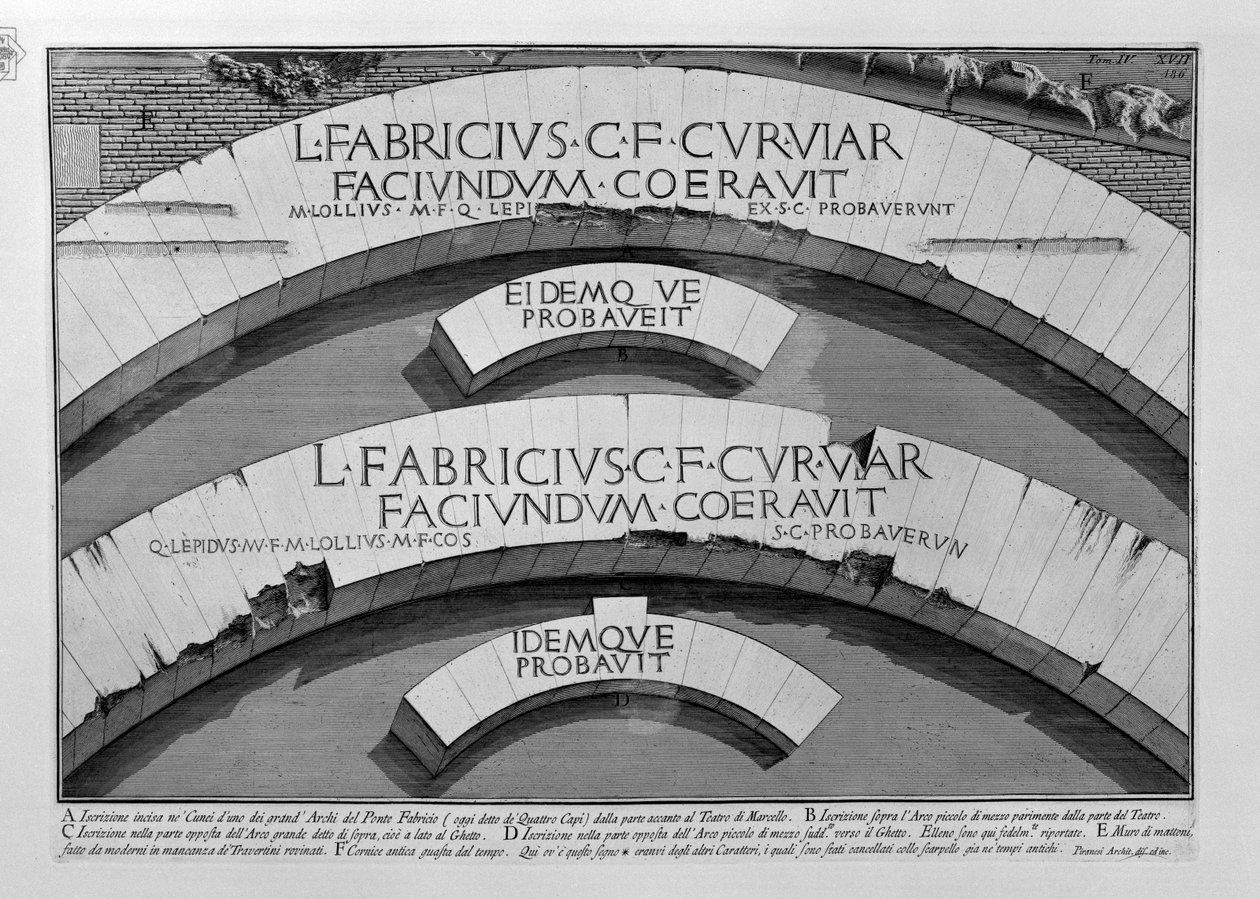 Ponte Fabricio de Giovanni Battista Piranesi