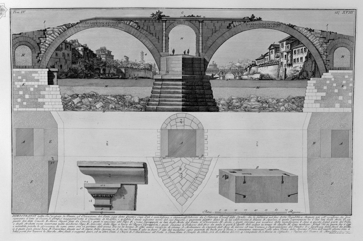 Ponte Fabricio de Giovanni Battista Piranesi