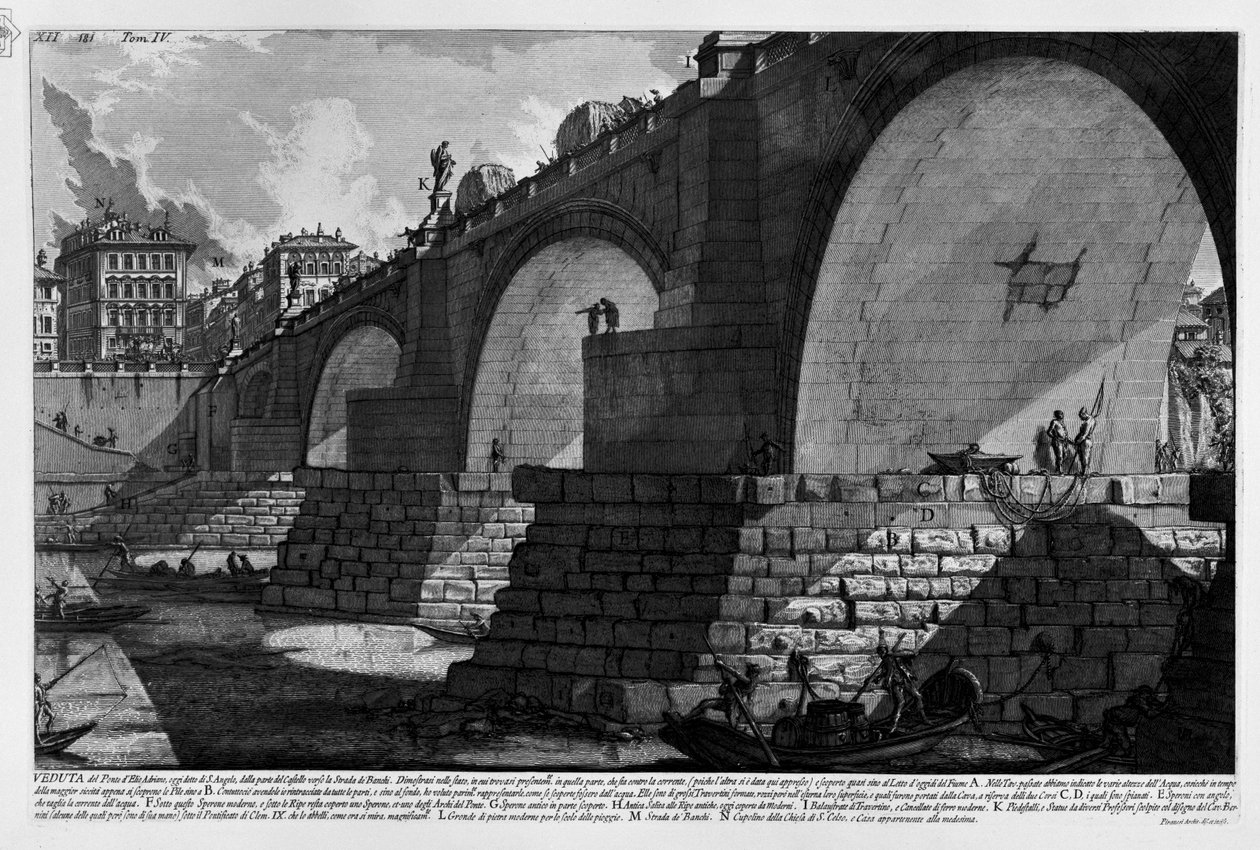 Ponte Sant&39;Angelo de Giovanni Battista Piranesi