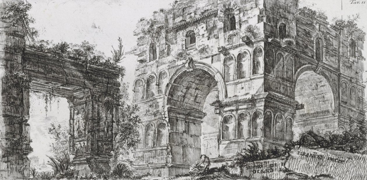 O templo de diana de Giovanni Battista Piranesi