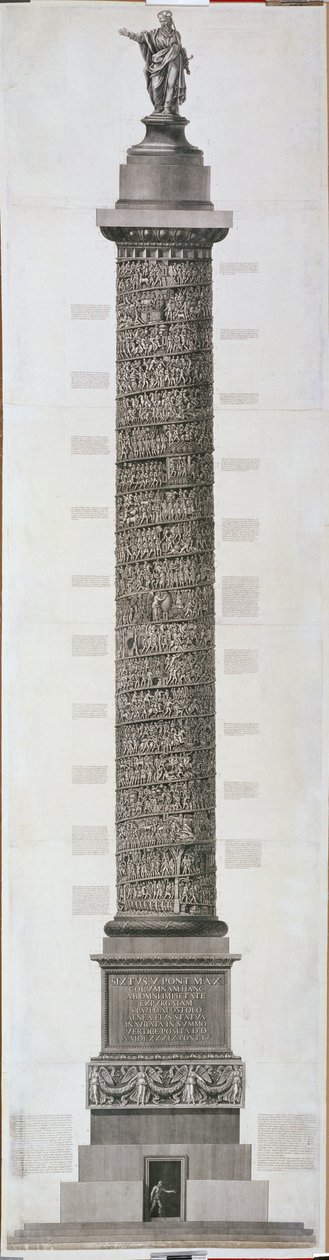 Coluna de Trajano de Giovanni Battista Piranesi