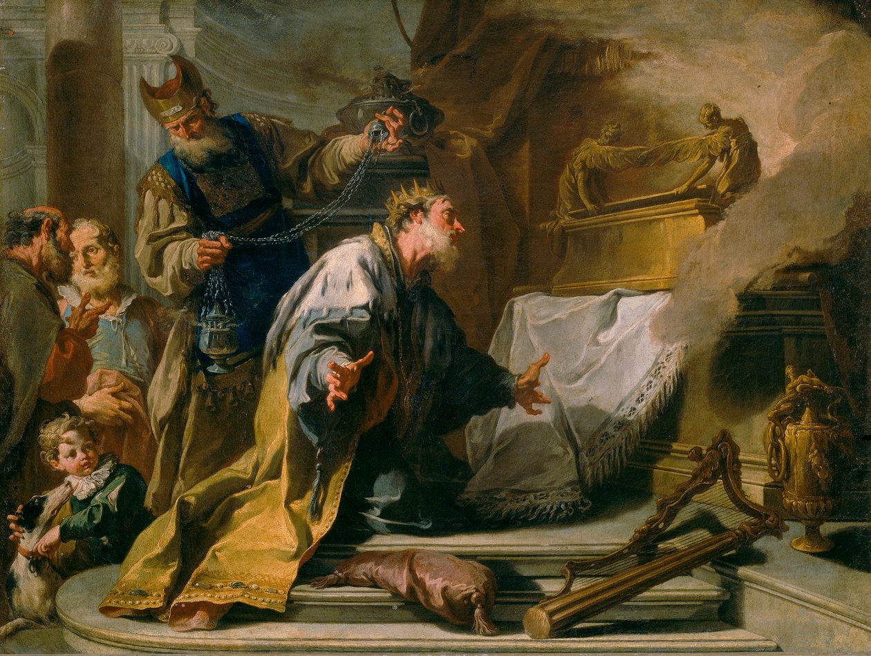 David Antes da Arca da Aliança de Giovanni Battista Pittoni