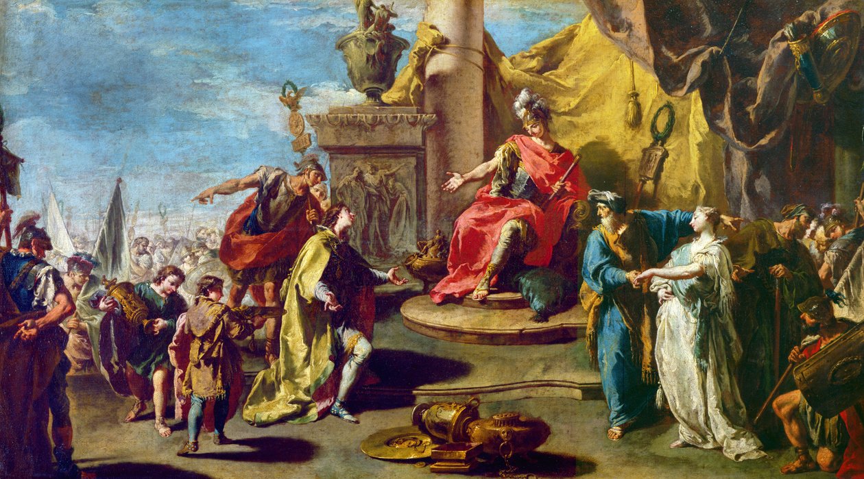 A Continência de Cipião (237-183 aC) de Giovanni Battista Pittoni