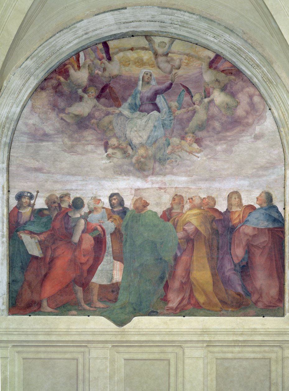 Assunção da Virgem, 1513 de Giovanni Battista Rosso Fiorentino