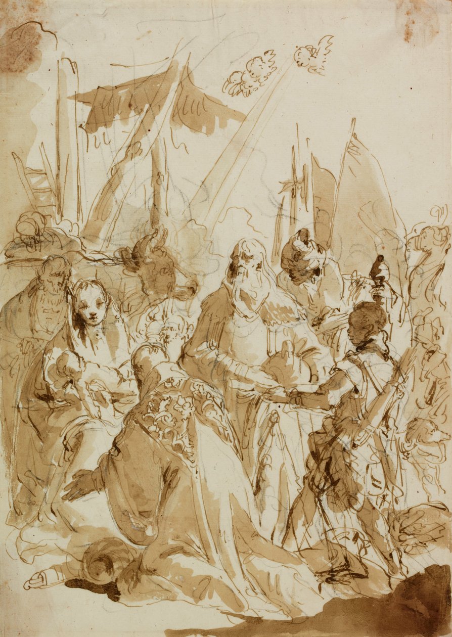 Adoração dos Magos de Giovanni Battista Tiepolo