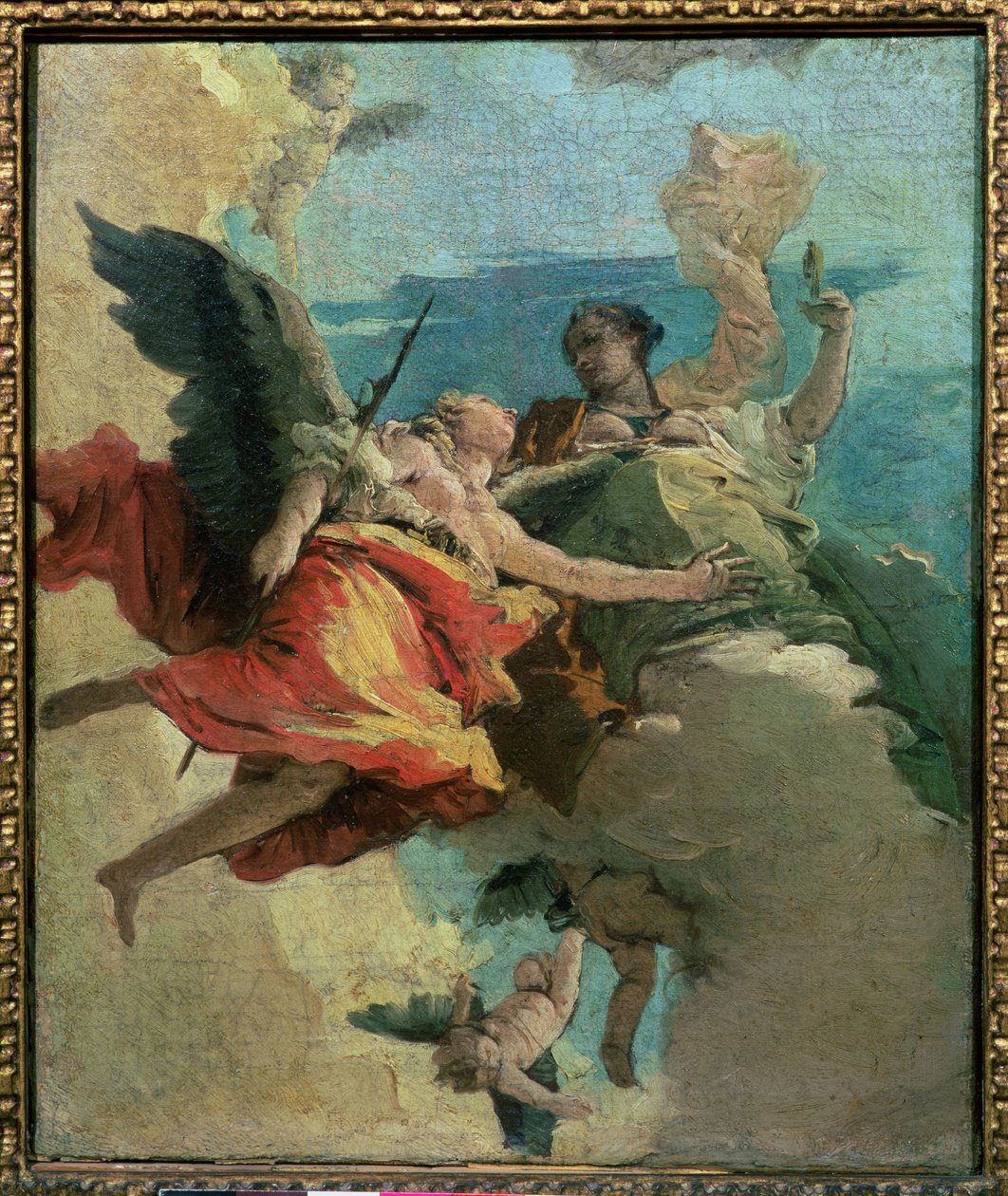 Cena alegórica de Giovanni Battista Tiepolo