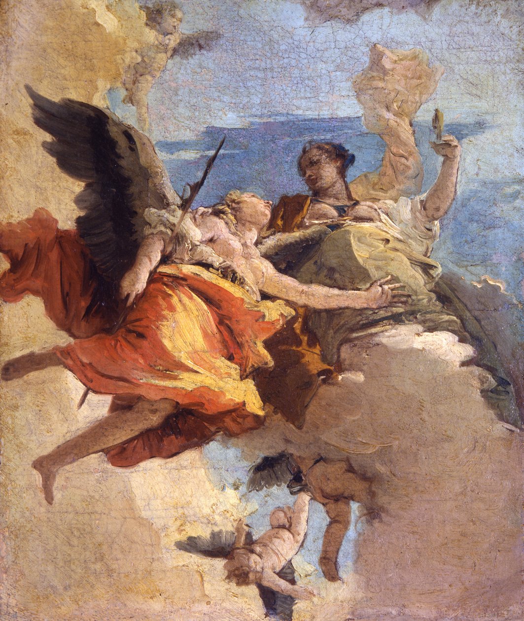 Alegoria da Virtude e Nobreza de Giovanni Battista Tiepolo