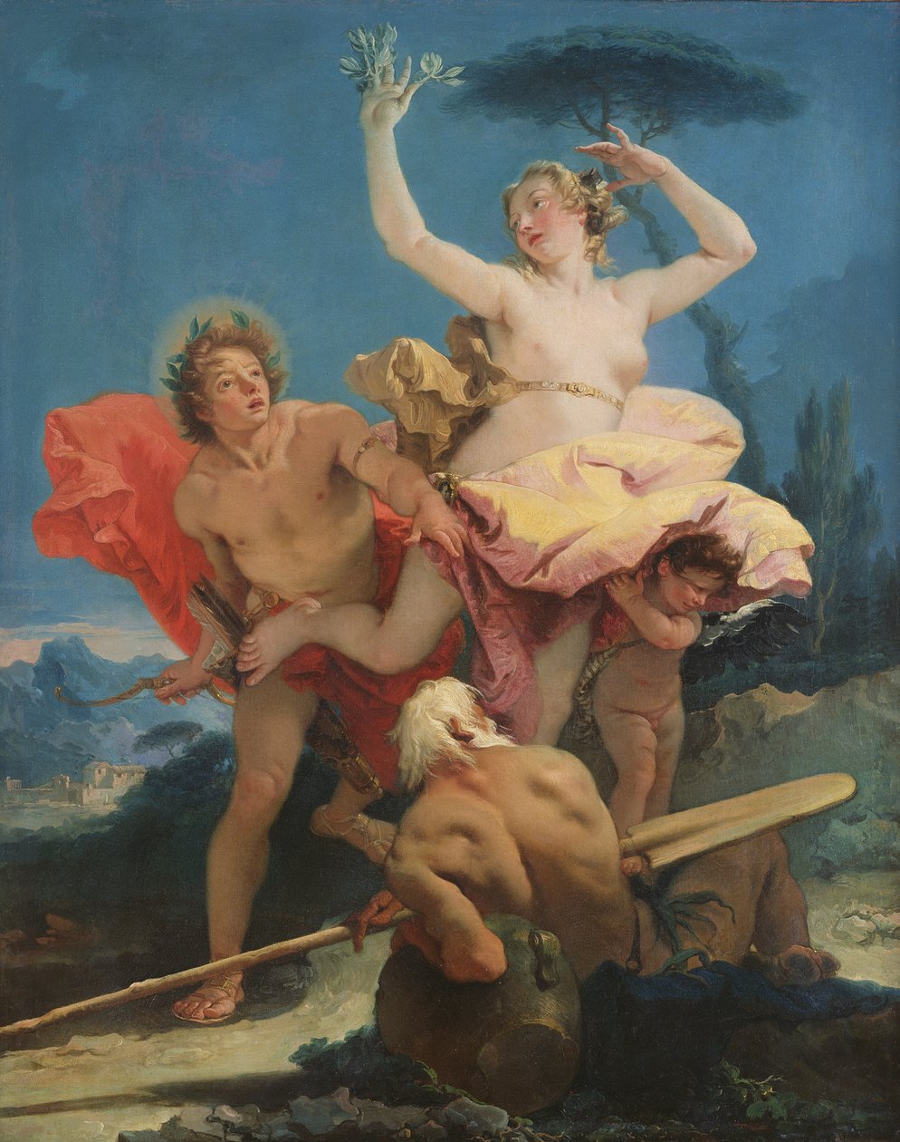 Apolo e Daphne, c.1743-44 de Giovanni Battista Tiepolo