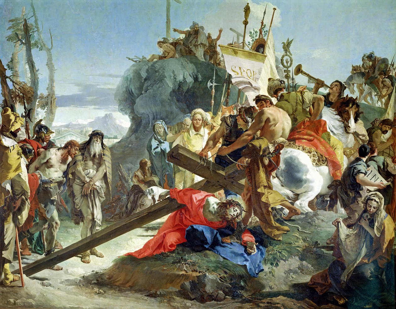 Cristo no caminho do Calvário, 1749 de Giovanni Battista Tiepolo