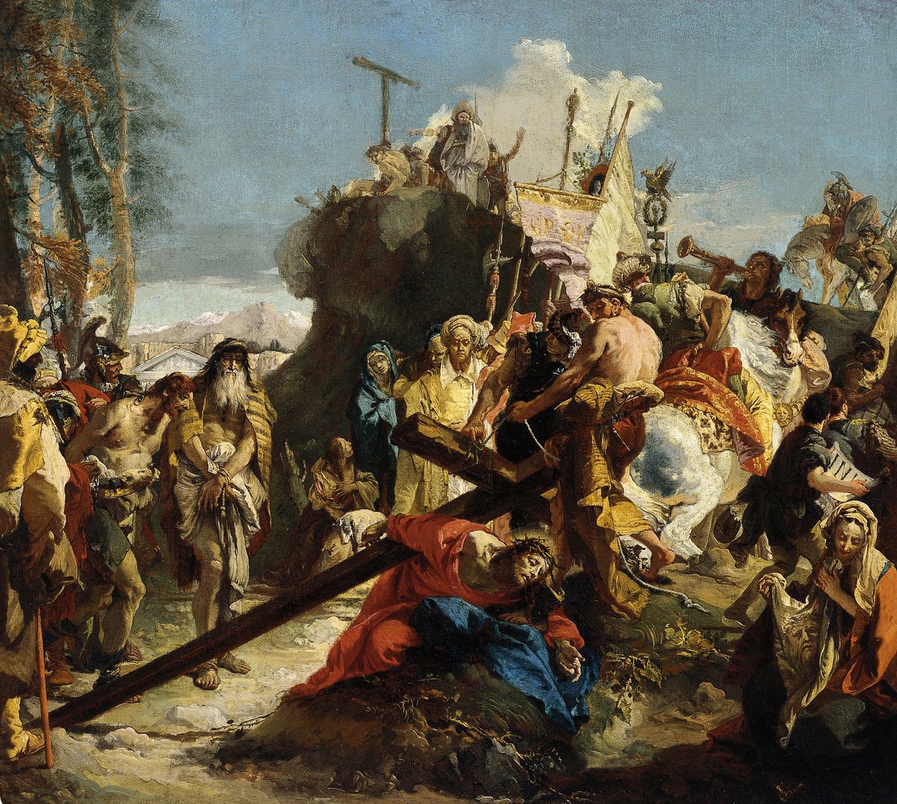 Cristo Via del Golgota de Giovanni Battista Tiepolo