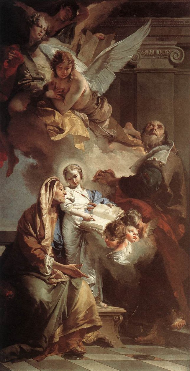 Educação da Virgem de Giovanni Battista Tiepolo