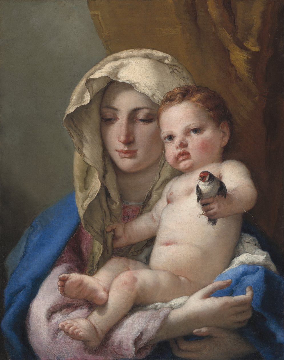 Madonna do Pintassilgo, c.1767-70 de Giovanni Battista Tiepolo