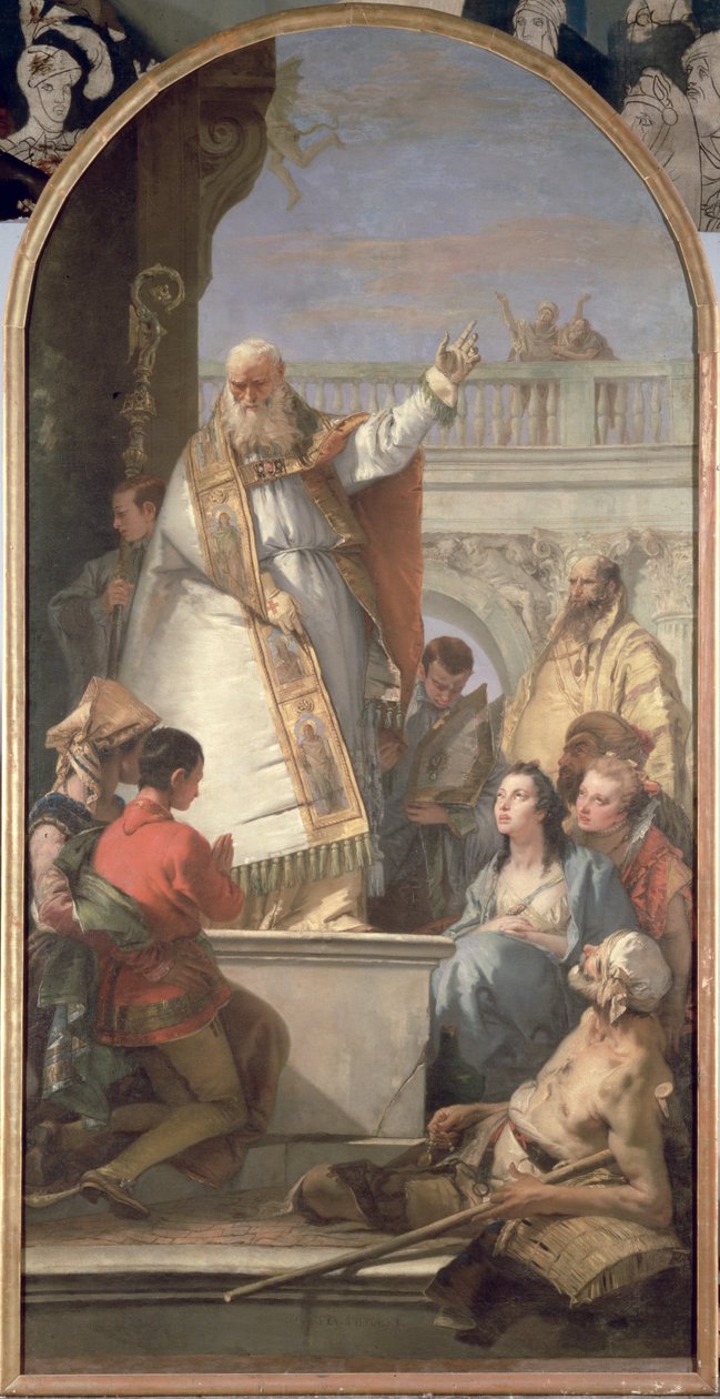 Milagre de São Patrício, c.1746 de Giovanni Battista Tiepolo