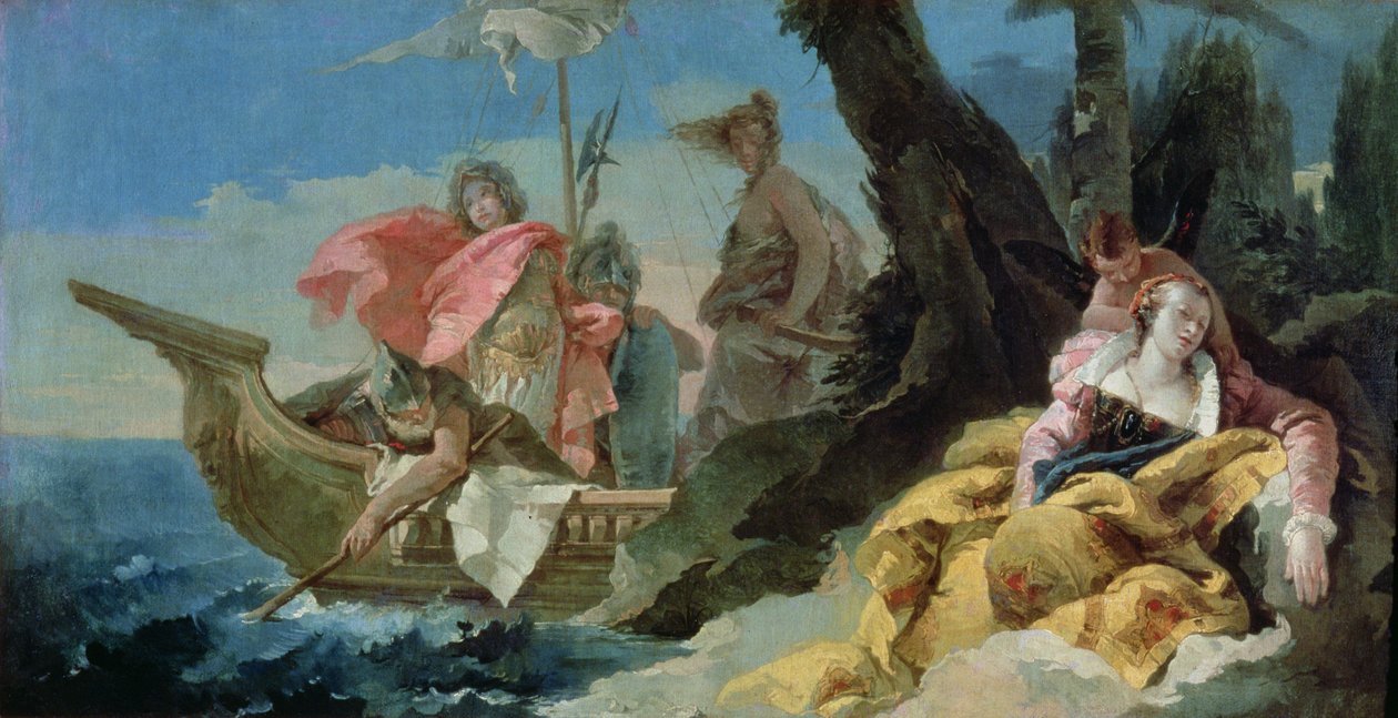Rinaldo Abandona Armida de Giovanni Battista Tiepolo