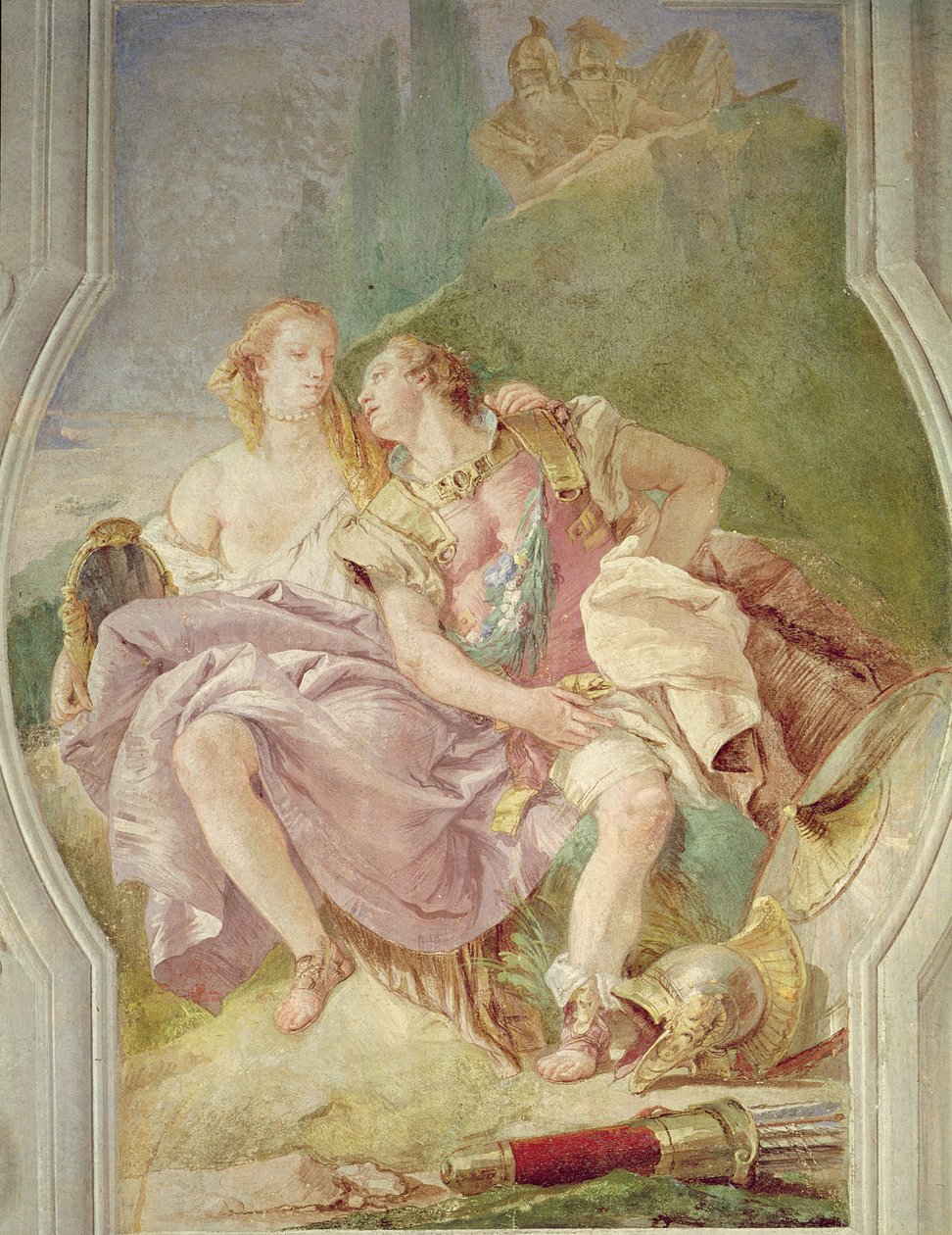 Rinaldo Encantado por Armida, de &39;Gerusalemme Liberata&39; por Torquato Tasso (1544-95) 1757 de Giovanni Battista Tiepolo