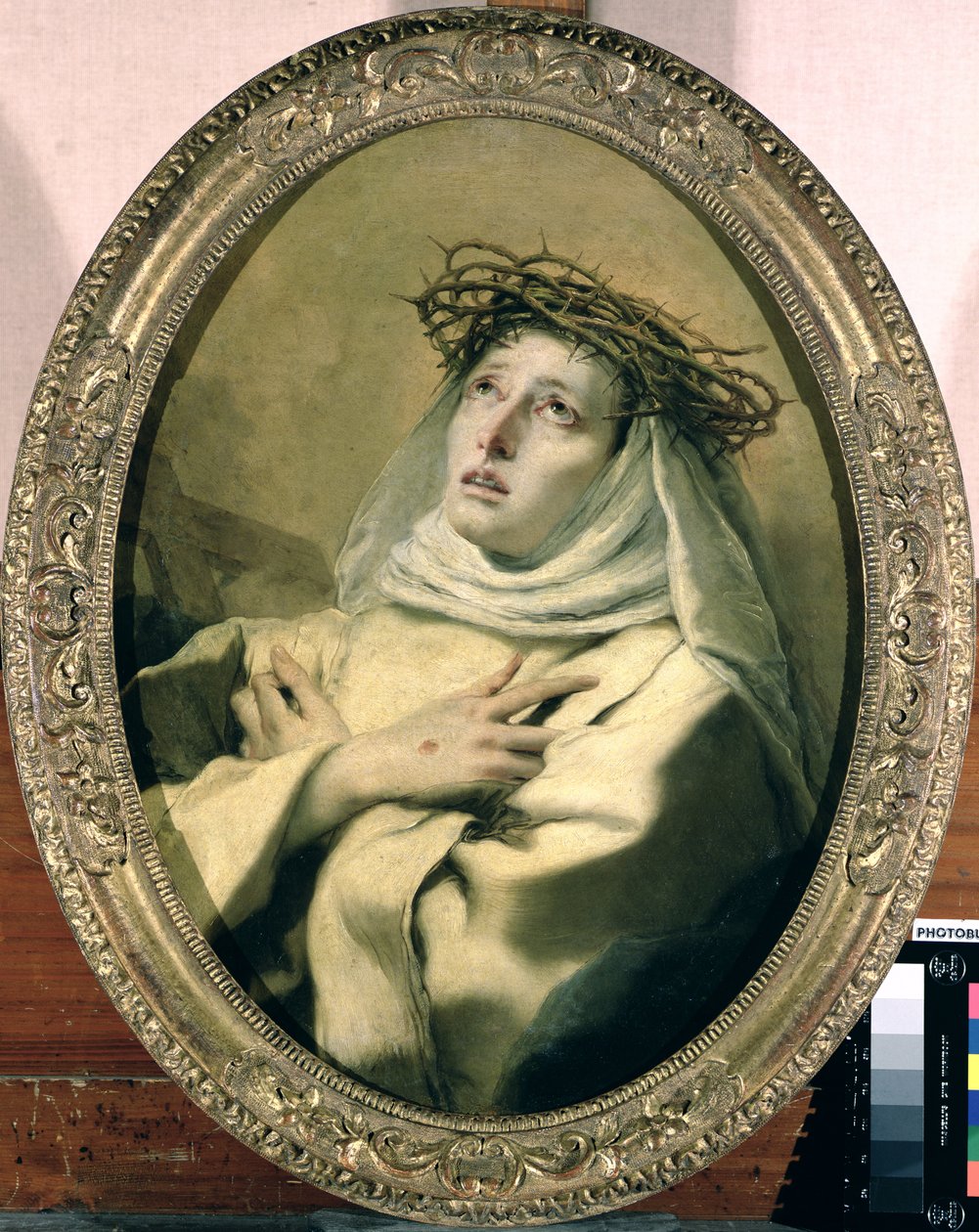 Santa Catarina de Siena (1347-80), c.1746 de Giovanni Battista Tiepolo