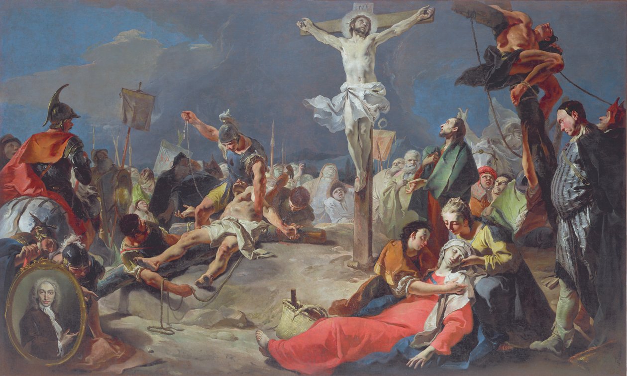 A crucificação, 1724-25 de Giovanni Battista Tiepolo