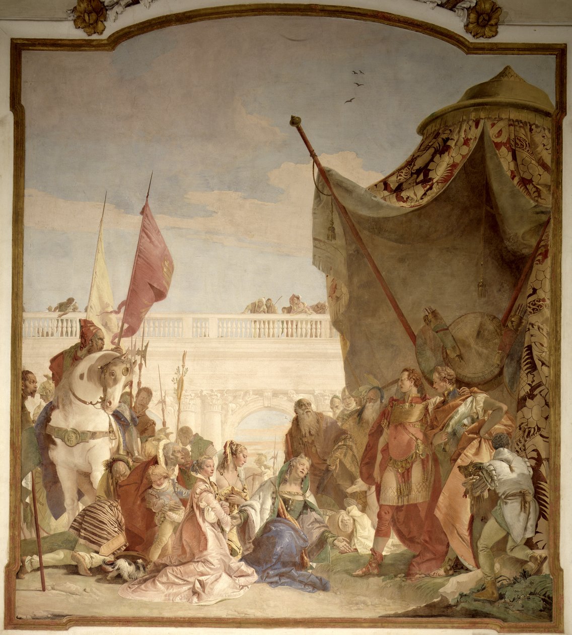 A Família de Dario antes de Alexandre de Giovanni Battista Tiepolo